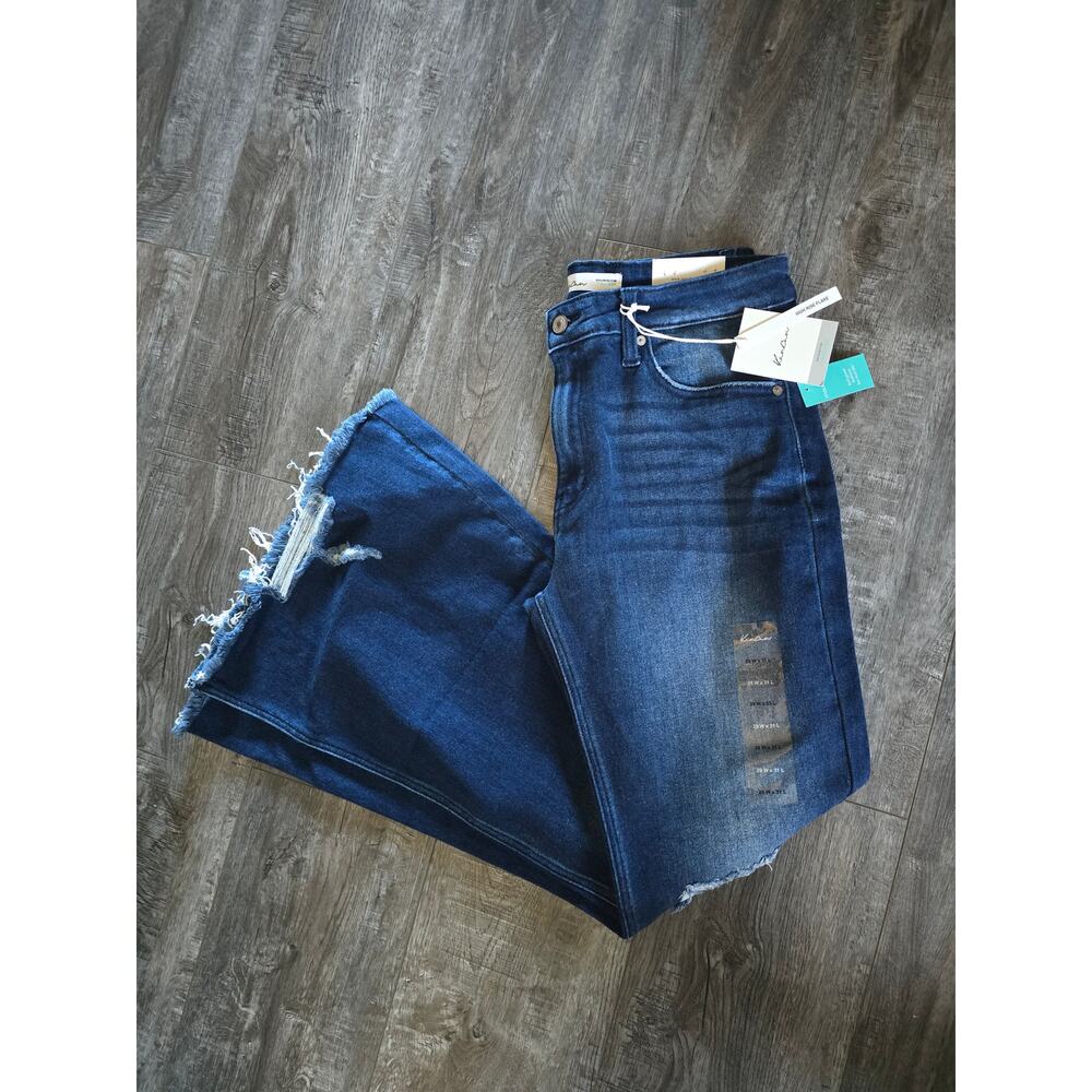 New KanCan High Rise Distressed Flare Jeans - 29 waist - Picture 4 of 4